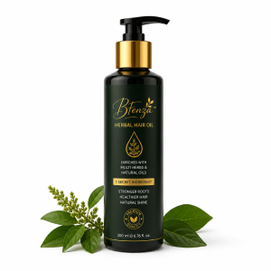 BFENZA Premium Herbal Hair Oil – Nourishes Roots, Strengthens Hair & Enhances Natural Shine (200ml)